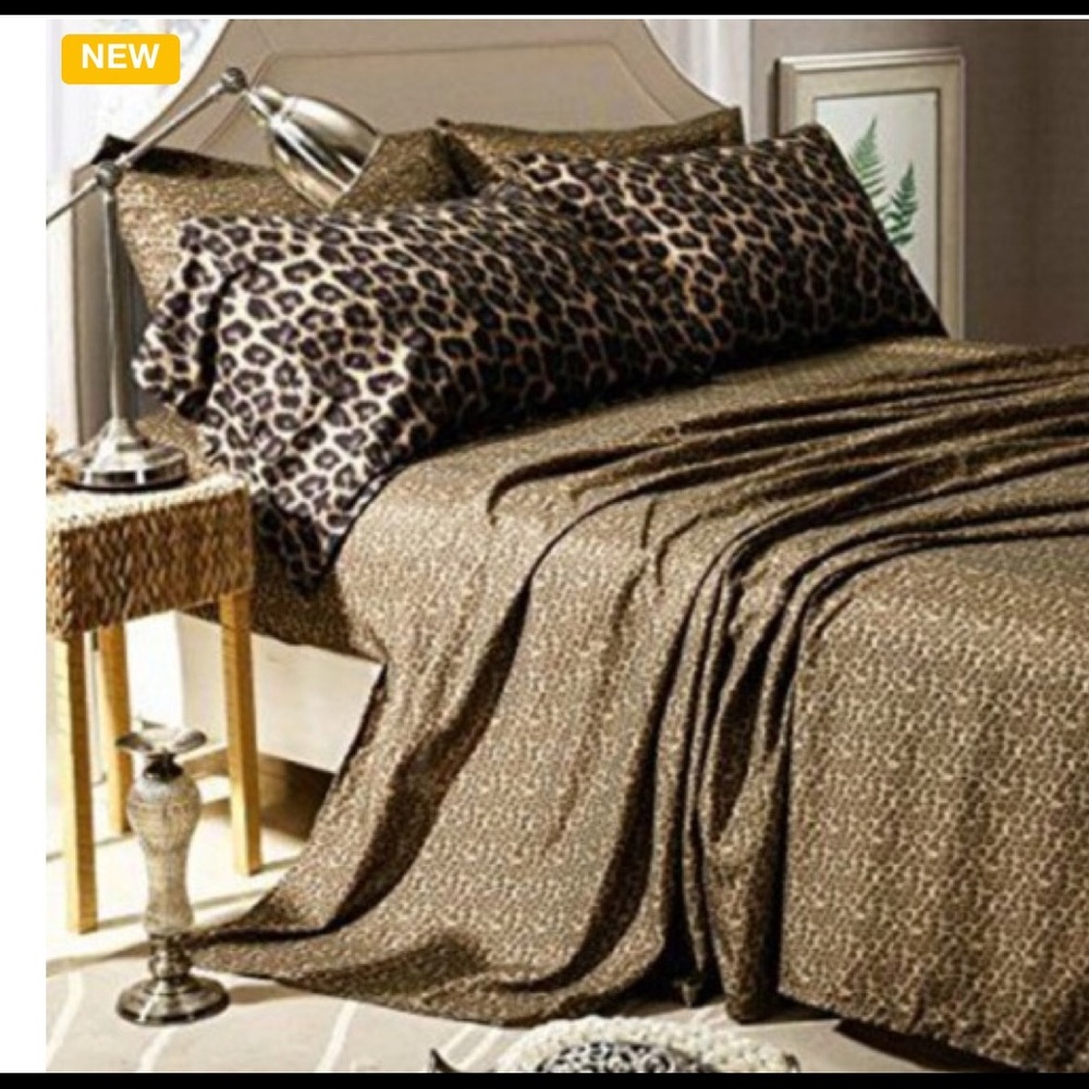 Honeymoon Sheet Set Cheetah Print
